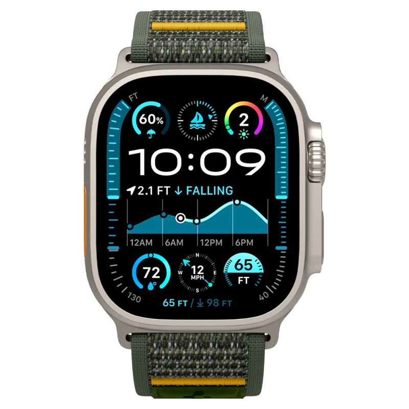 Spigen Athlex Air - Pasek do Apple Watch 44/45/46/49 mm (Active Green)