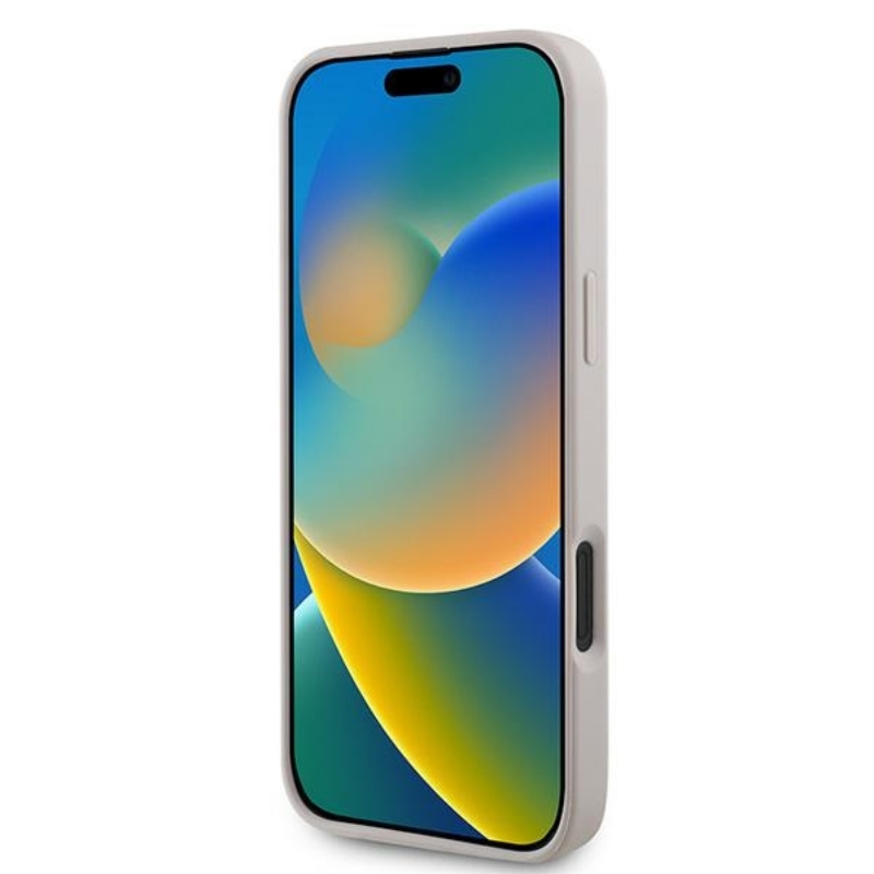 Guess 4G Bottom Stripe - Etui iPhone 16 Plus (różowy)