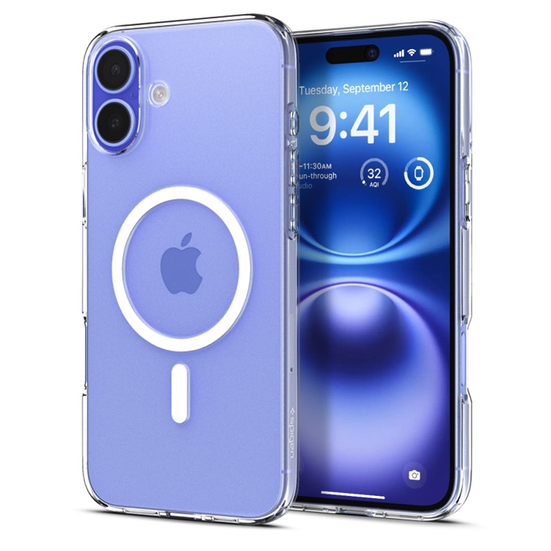 Spigen Liquid Crystal Mag MagSafe - Etui do iPhone 16 (Przezroczysty)