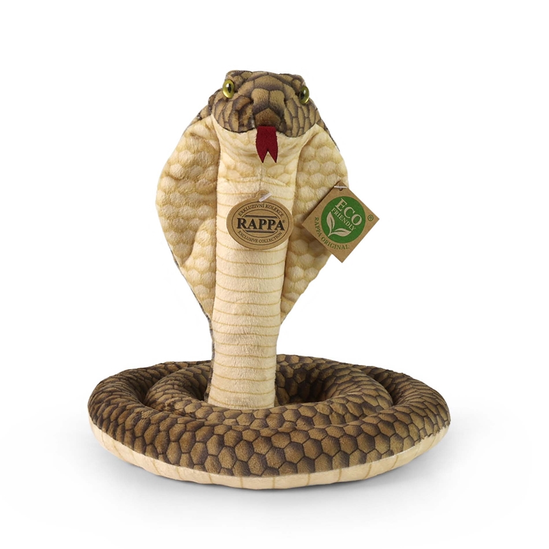 Rappa - Pluszowa realistyczna maskotka Wąż Kobra 127 cm Eco-Friendly