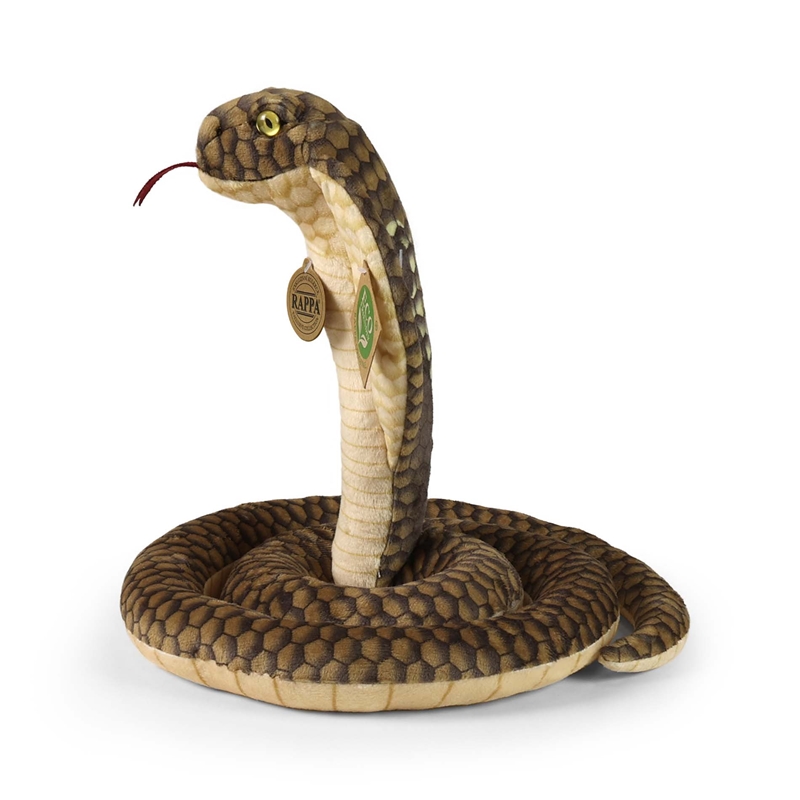 Rappa - Pluszowa realistyczna maskotka Wąż Kobra 127 cm Eco-Friendly