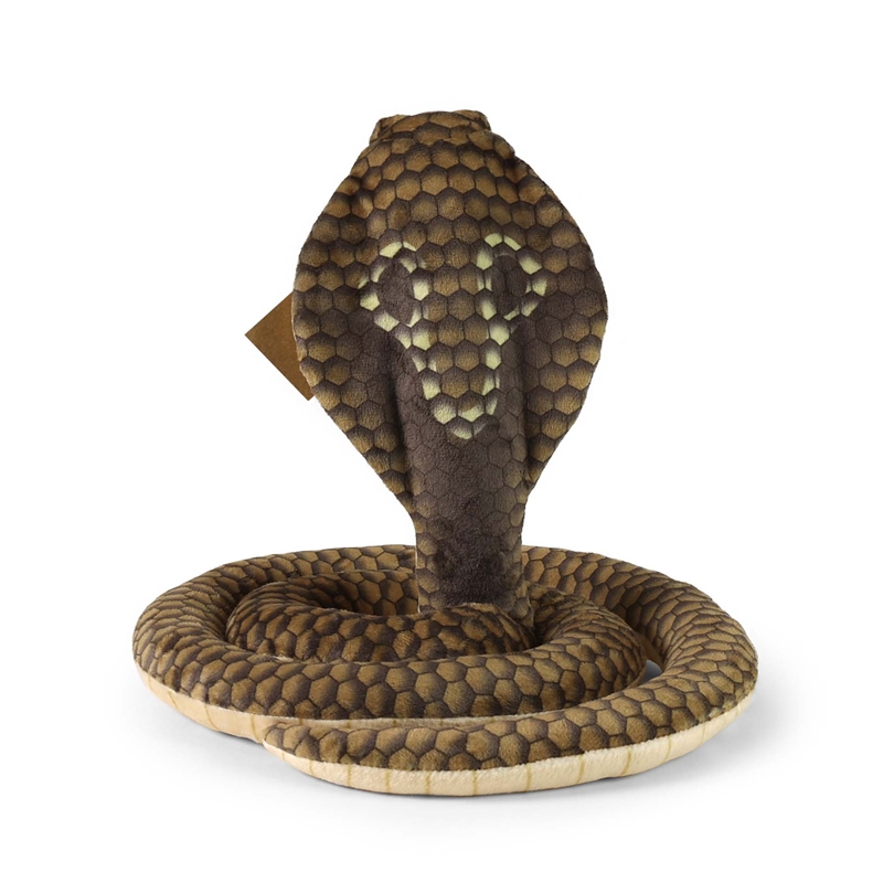 Rappa - Pluszowa realistyczna maskotka Wąż Kobra 127 cm Eco-Friendly
