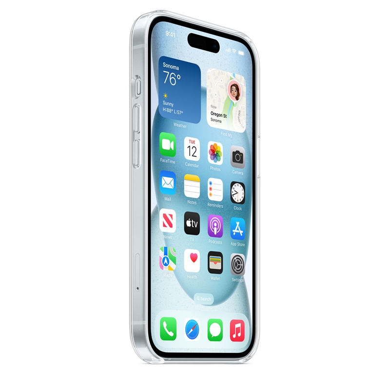 Apple Clear Case - Etui z MagSafe do iPhone 15 (przezroczysty)