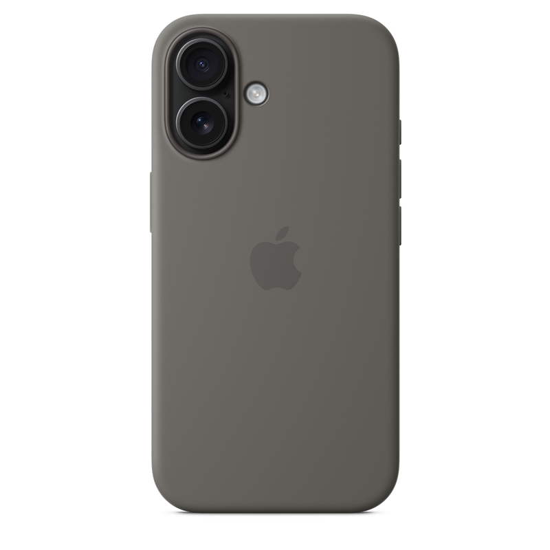 Apple Silicone Case - Silikonowe etui z MagSafe do iPhone 16 (górska szarość)