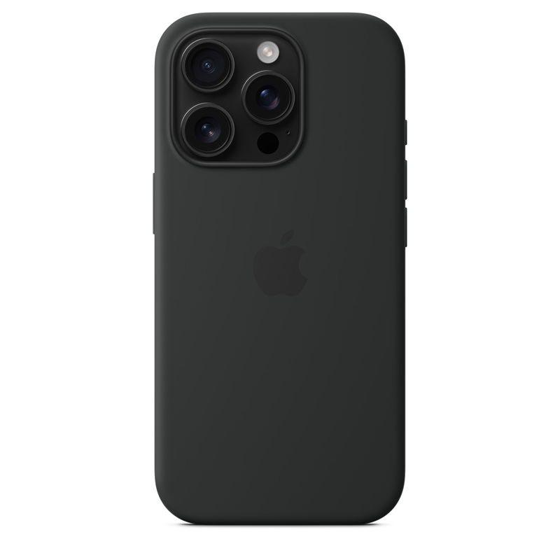Apple Silicone Case - Silikonowe etui z MagSafe do iPhone 16 Pro (czarny)