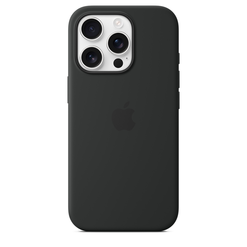 Apple Silicone Case - Silikonowe etui z MagSafe do iPhone 16 Pro (czarny)