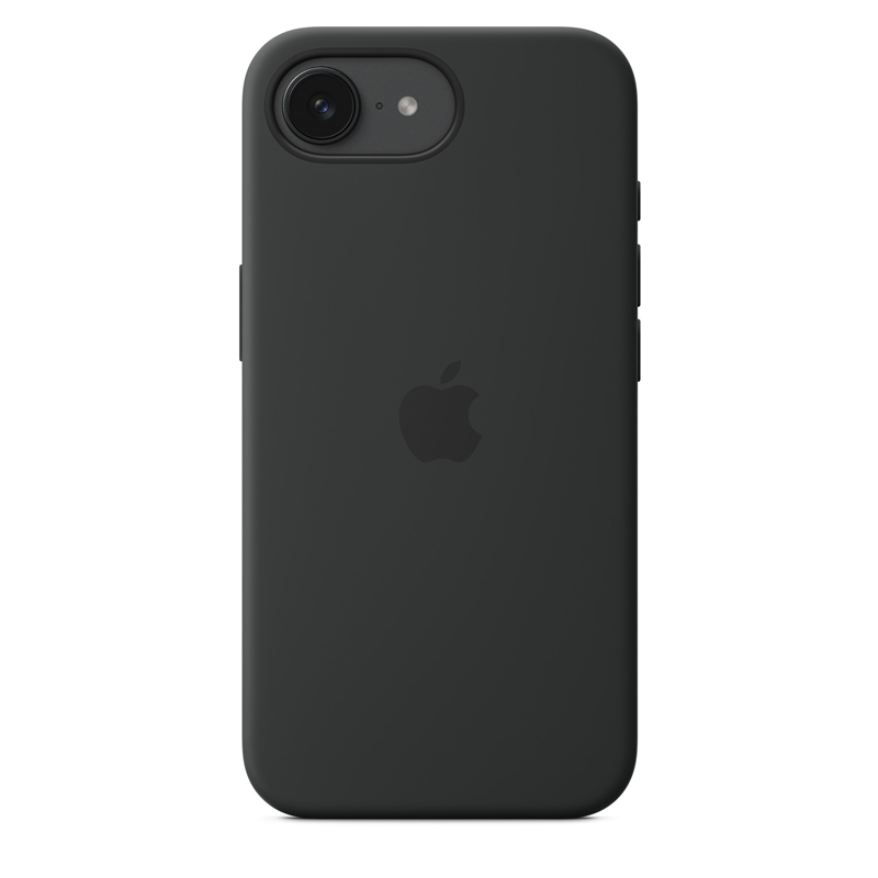 Apple Silicone Case - Silikonowe etui z MagSafe do iPhone 16e (czarny)