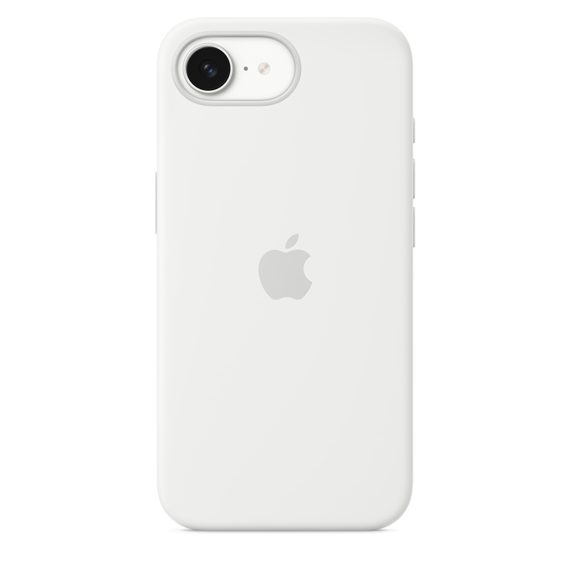 Apple Silicone Case - Silikonowe etui z MagSafe do iPhone 16e (biały)