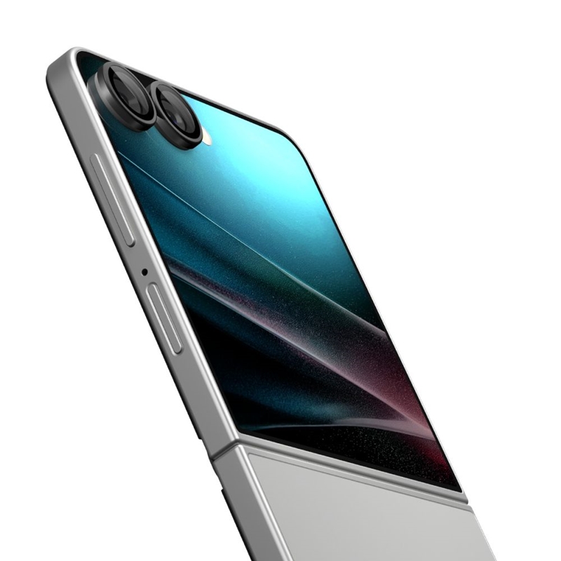 Spigen Optik Pro HD GLAS.TR EZ Fit Camera Protector 2-Pack - Szkło ochronne na obiektyw do Samsung Galaxy Z Flip 7 (Czarny)