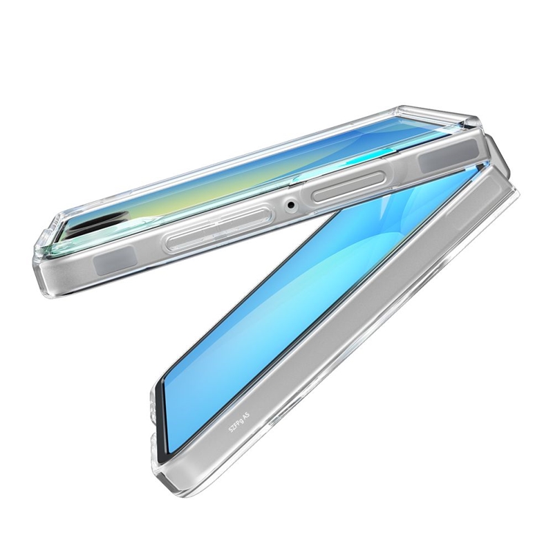 Spigen Airskin Mag MagSafe - Etui do Samsung Galaxy Z Flip 7 (Clear/White)