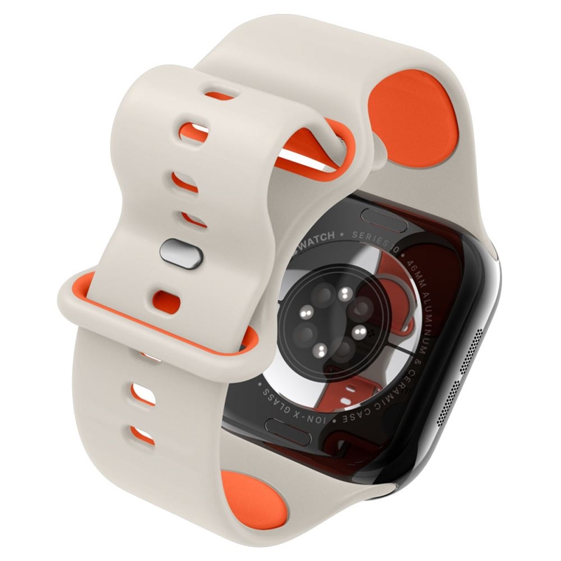Spigen Nano Pop - Pasek do Apple Watch 44/45/46/49 mm (Orange Beige)
