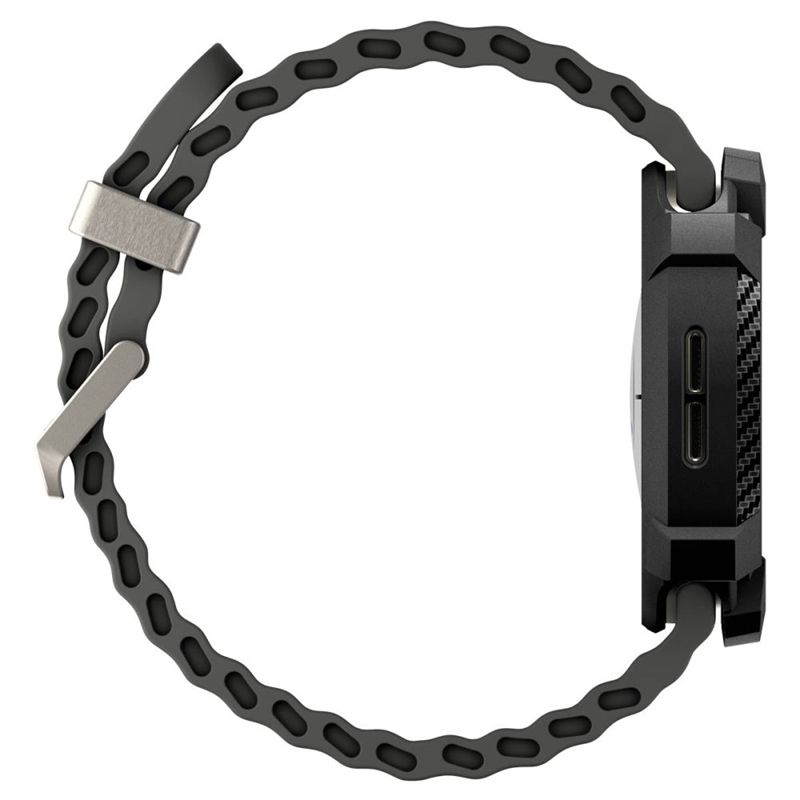 Spigen Rugged Armor - Obudowa do Samsung Galaxy Watch 8 44 mm (Matte Black)