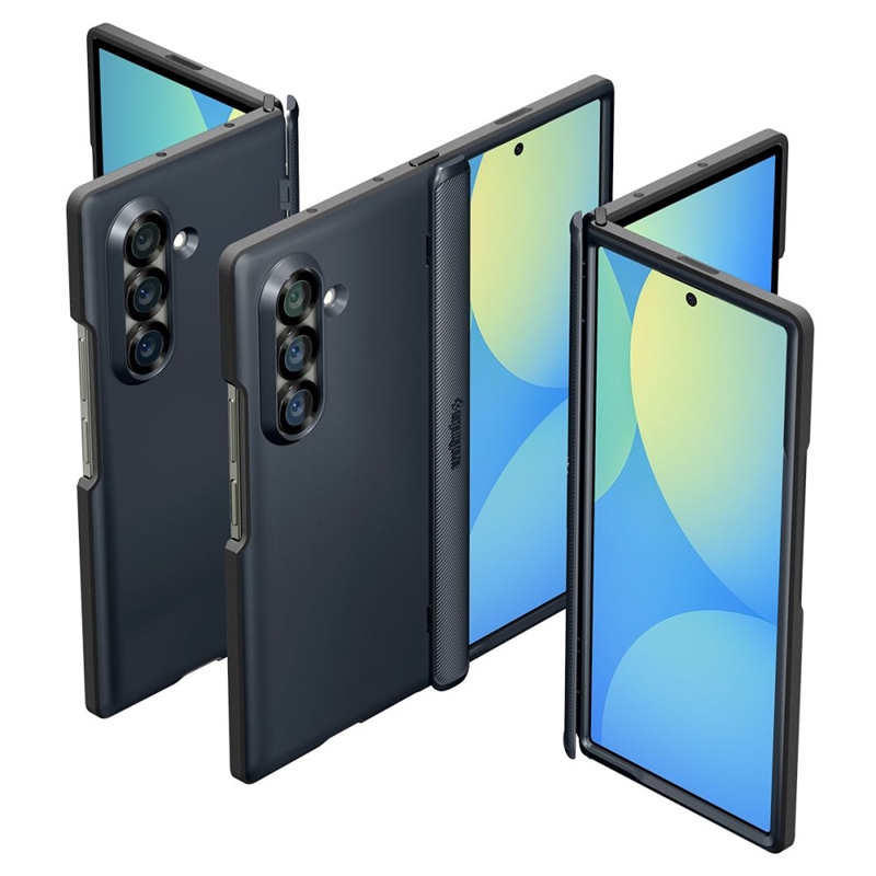 Spigen Slim Armor Pro Mag MagSafe - Etui do Samsung Galaxy Z Fold 7 (Metal Slate)