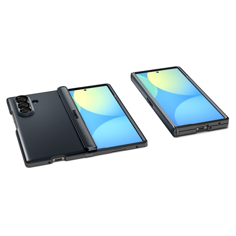 Spigen Slim Armor Pro Mag MagSafe - Etui do Samsung Galaxy Z Fold 7 (Metal Slate)