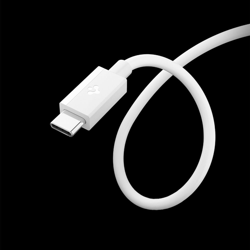Spigen EB6020AC Essential - Kabel USB-A do USB-C PD 60W 2m (Biały)