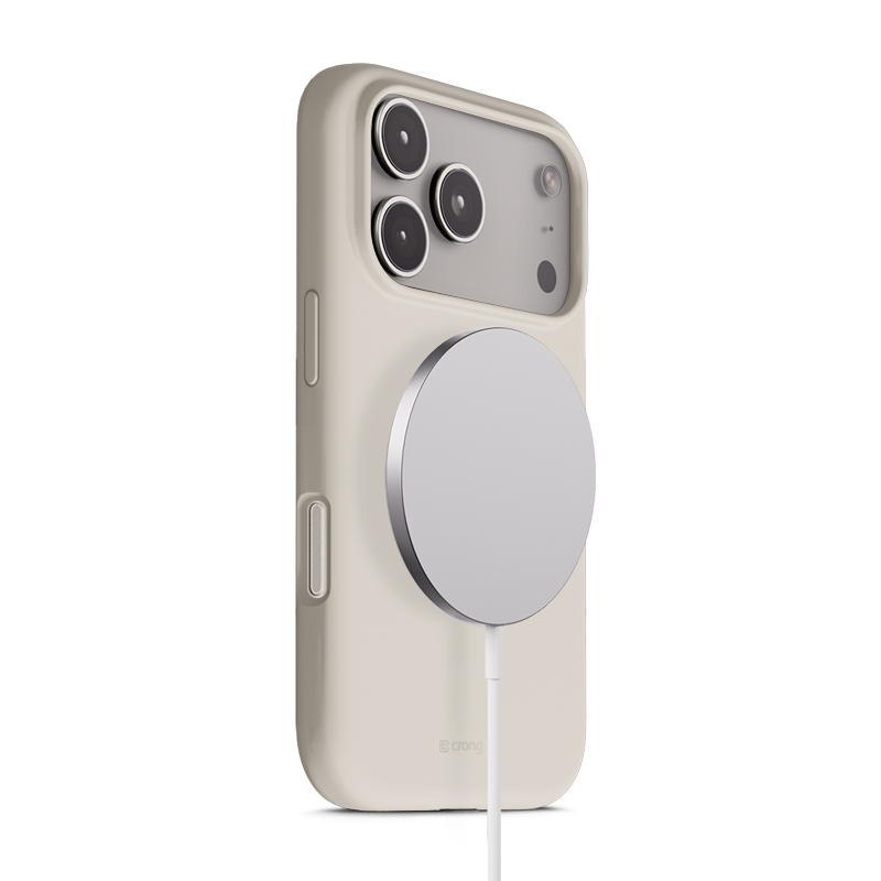 Crong Color Cover Magnetic - Etui MagSafe iPhone 17 Pro Max (kamienny beż)
