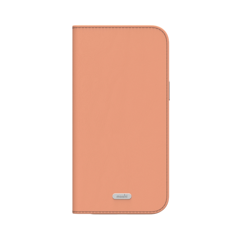 Moshi Overture MagSafe - Skórzane etui 3w1 z klapką iPhone 17 Pro Max (Misty Coral)