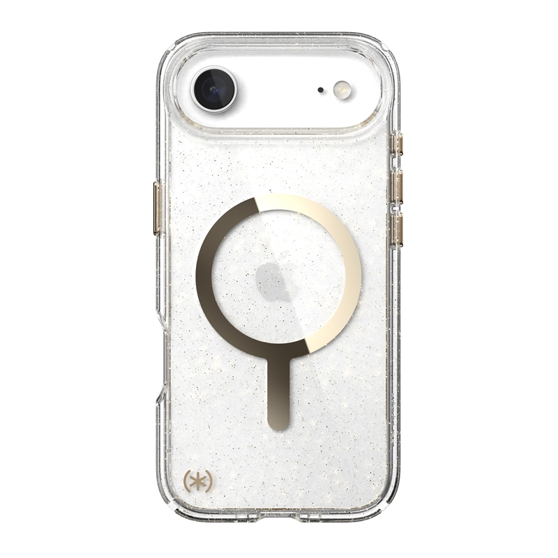 Speck Presidio Lux MagSafe - Etui iPhone Air (Glitter / Gold Metallic)