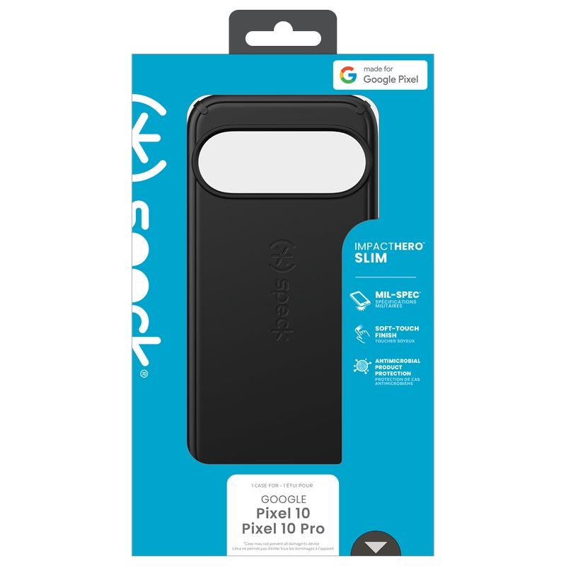 Speck ImpactHero Slim - Etui Google Pixel 10 / Google Pixel 10 Pro (Czarny)