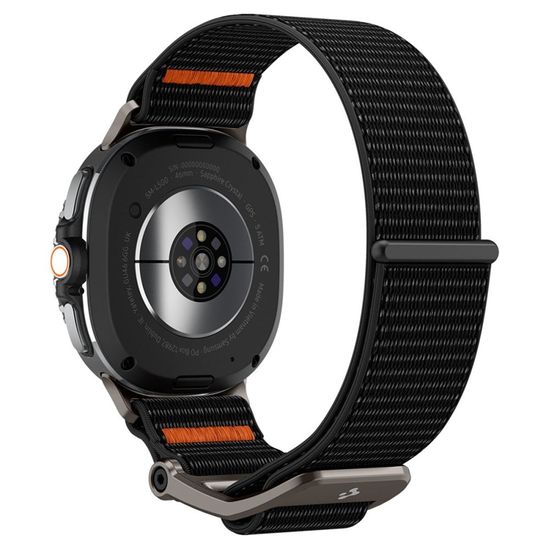 Spigen DuraPro Flex - Pasek do Samsung Galaxy Watch 8 / 8 Classic 40 / 44 / 46 mm (Black)