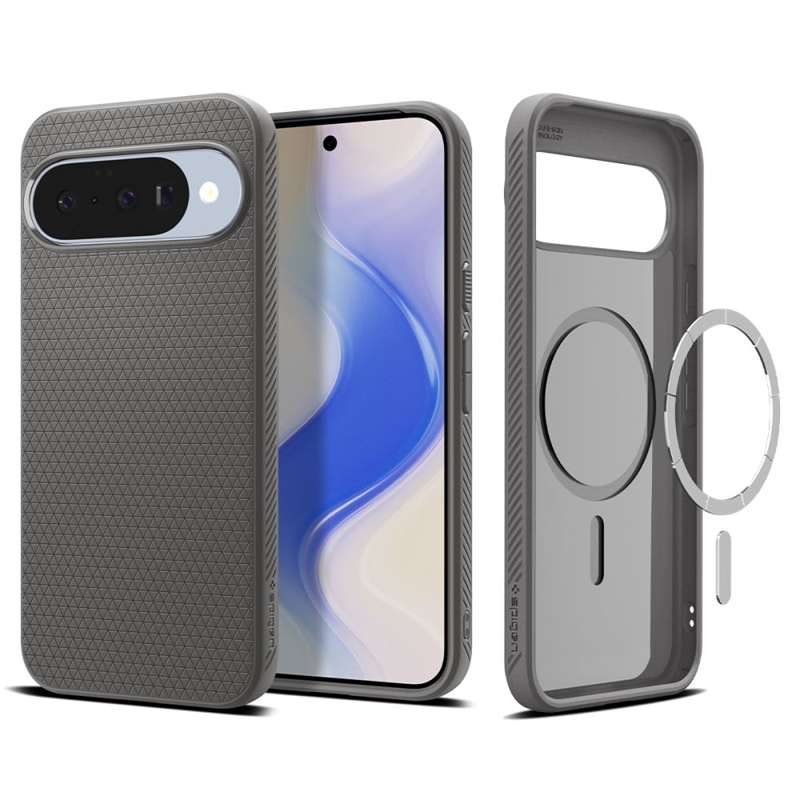 Spigen Liquid Air Mag MagSafe - Etui do Google Pixel 10 / 10 Pro (Marble Grey)