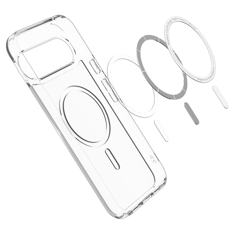 Spigen Ultra Hybrid Mag MagSafe - Etui do Google Pixel 10 Pro XL (Clear/White)