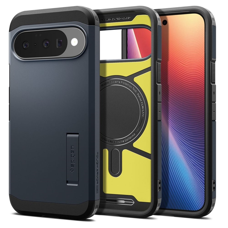 Spigen Tough Armor Mag MagSafe - Etui do Google Pixel 10 / 10 Pro (Metal Slate)