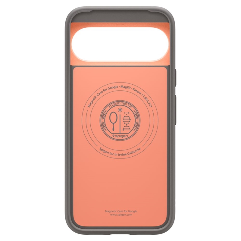 Spigen Nano Pop Mag MagSafe - Etui do Google Pixel 10 / 10 Pro (Papaya Grey)