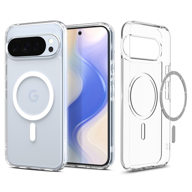 Spigen Ultra Hybrid Mag MagSafe - Etui do Google Pixel 10 Pro XL (Clear/White)