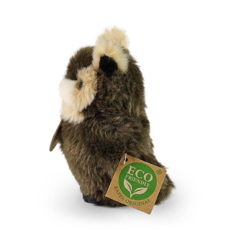Rappa - Pluszowa realistyczna maskotka Sowa 13 cm Eco-Friendly
