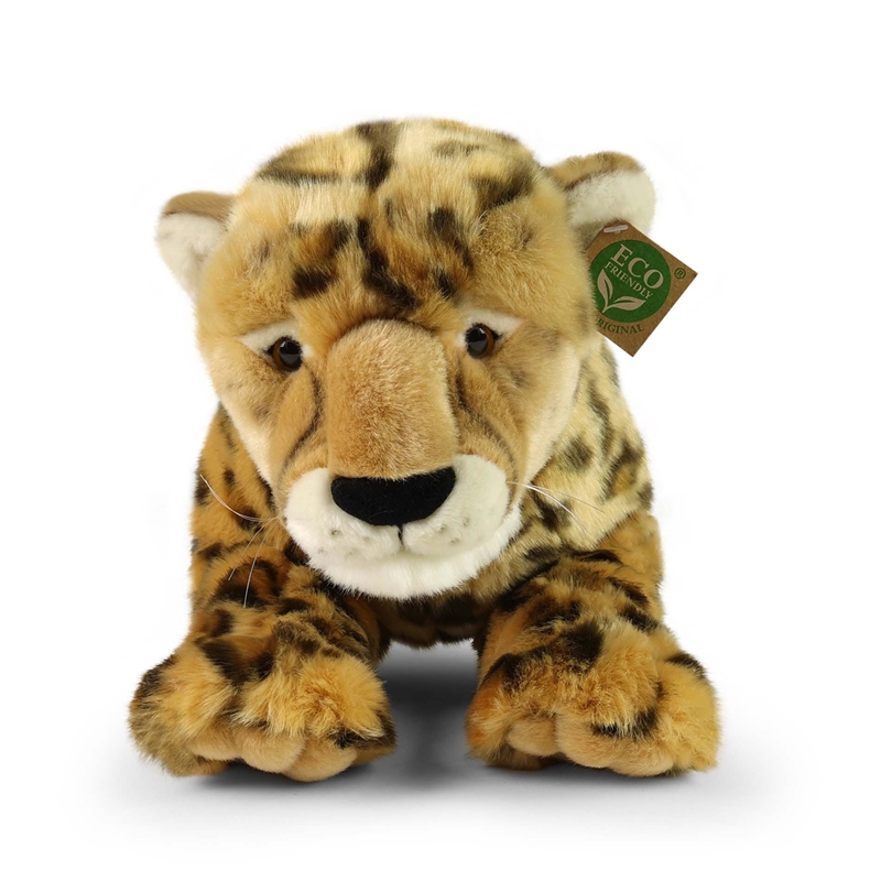 Rappa - Pluszowa realistyczna maskotka Gepard leżący 48 cm Eco-Friendly