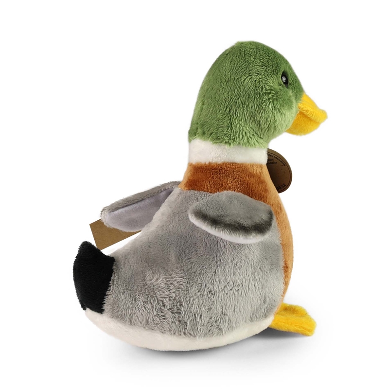Rappa - Pluszowa realistyczna maskotka Kaczka Krzyżówka z dźwiękiem 22 cm Eco-Friendly