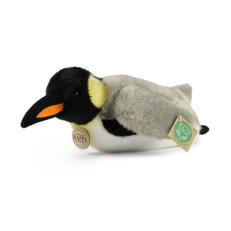 Rappa - Pluszowa realistyczna maskotka Pingwin leżący 28 cm Eco-Friendly