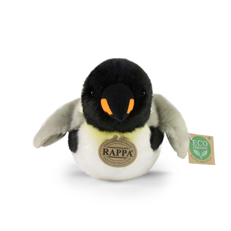 Rappa - Pluszowa realistyczna maskotka Pingwin leżący 28 cm Eco-Friendly