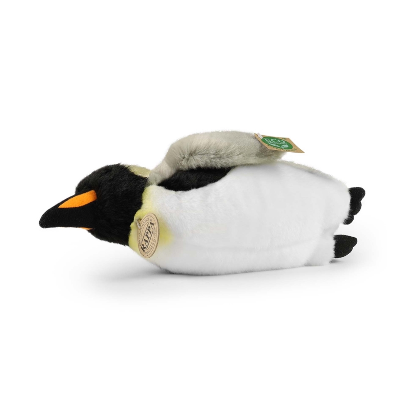 Rappa - Pluszowa realistyczna maskotka Pingwin leżący 28 cm Eco-Friendly