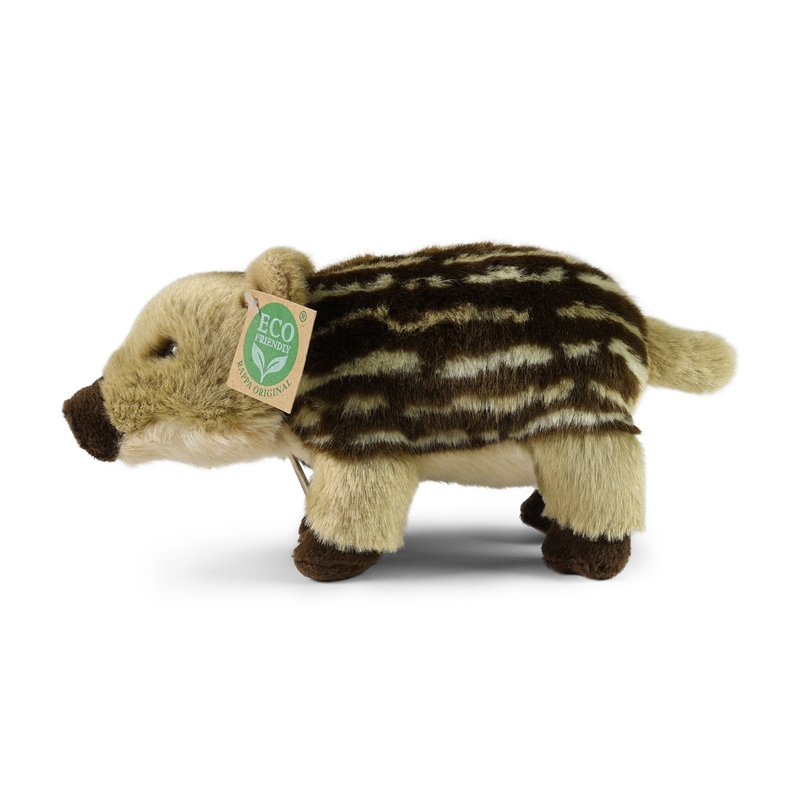 Rappa - Pluszowa realistyczna maskotka Młody Dzik 22 cm Eco-Friendly
