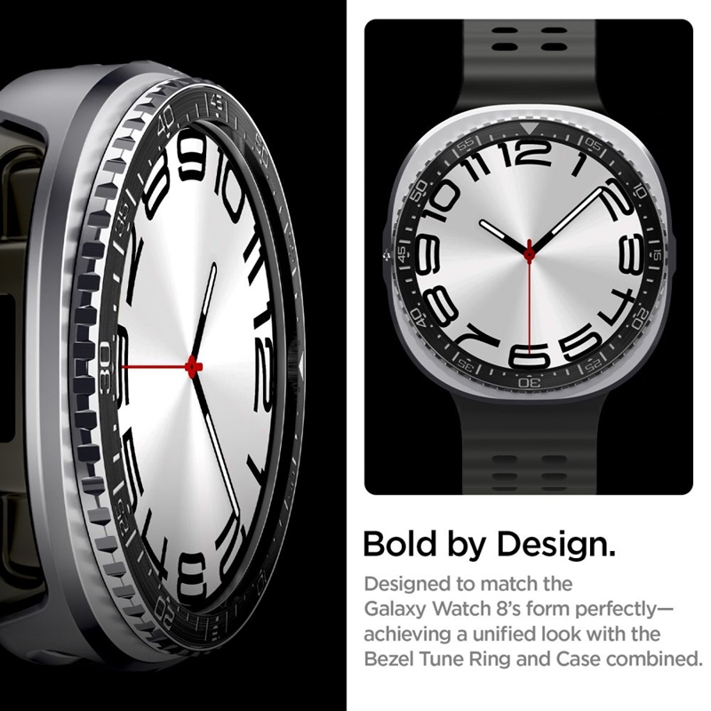 Spigen Bezel Tune Pro Diver - Obudowa / Pierścień ochronny do Samsung Galaxy Watch 8 44 mm (Black)
