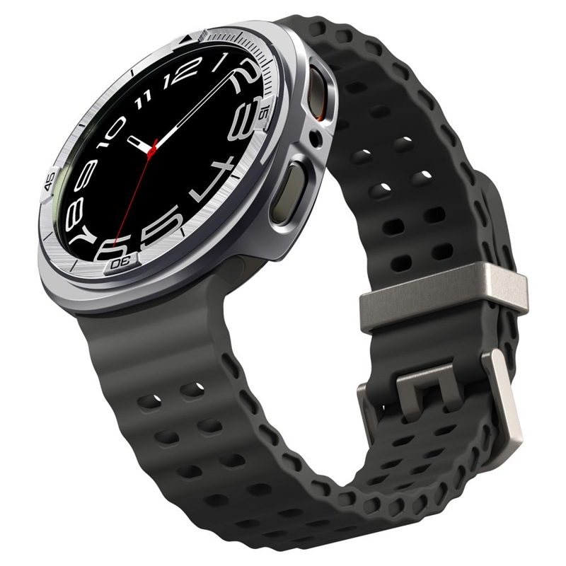 Spigen Bezel Tune Pro Pilot - Obudowa / Pierścień ochronny do Samsung Galaxy Watch 8 44 mm (Silver)