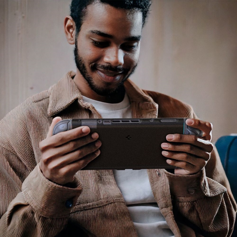 Spigen Nano Pop - Etui do Nintendo Switch 2 (Black Sesame)