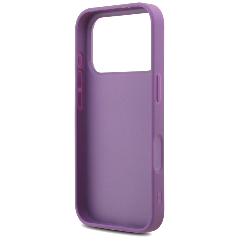 Guess Fixed Glitter Big 4G - Etui iPhone 17 Pro (liliowy)