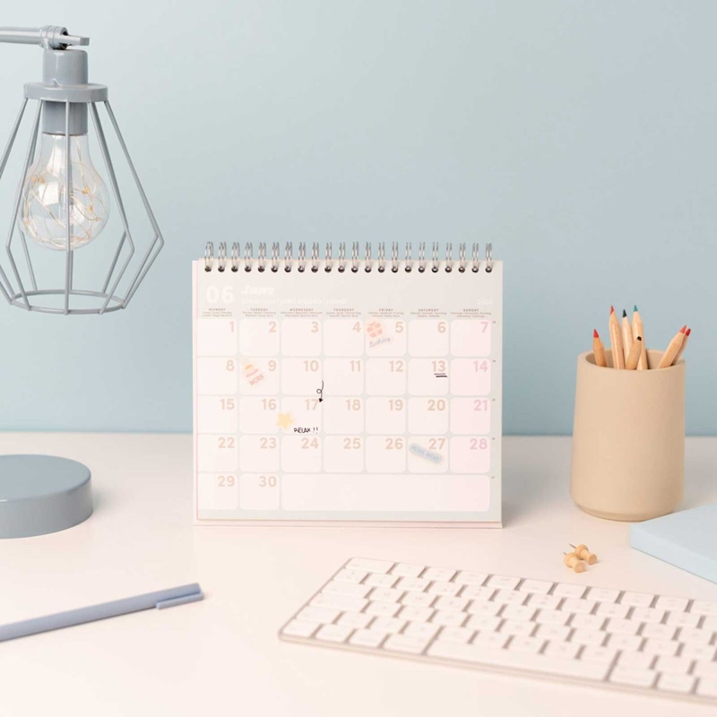 Pusheen - Kalendarz biurkowy 2026 rok 17x20 cm