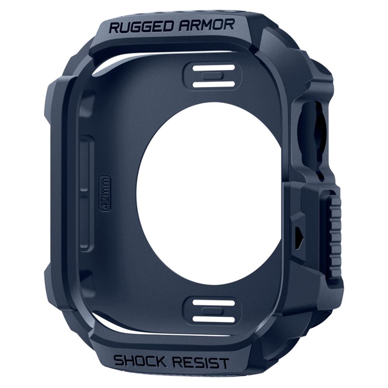 Spigen Rugged Armor V2 - Obudowa do Apple Watch 10 / 11 42 mm (Navy Blue)