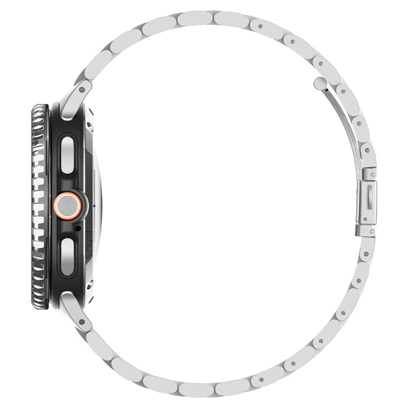 Spigen Bezel Tune Pro Diver - Obudowa / Pierścień ochronny do Samsung Galaxy Watch 8 Classic 46 mm (Silver)
