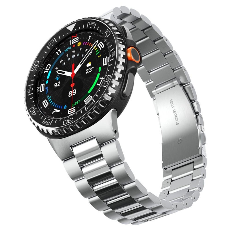 Spigen Bezel Tune Pro Diver - Obudowa / Pierścień ochronny do Samsung Galaxy Watch 8 Classic 46 mm (Silver)