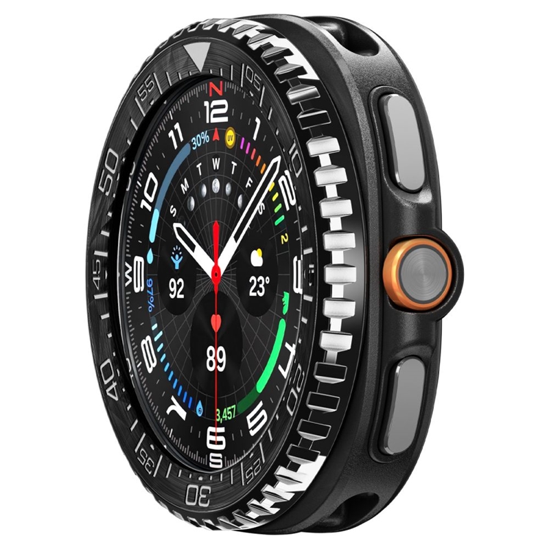 Spigen Bezel Tune Pro Diver - Obudowa / Pierścień ochronny do Samsung Galaxy Watch 8 Classic 46 mm (Silver)