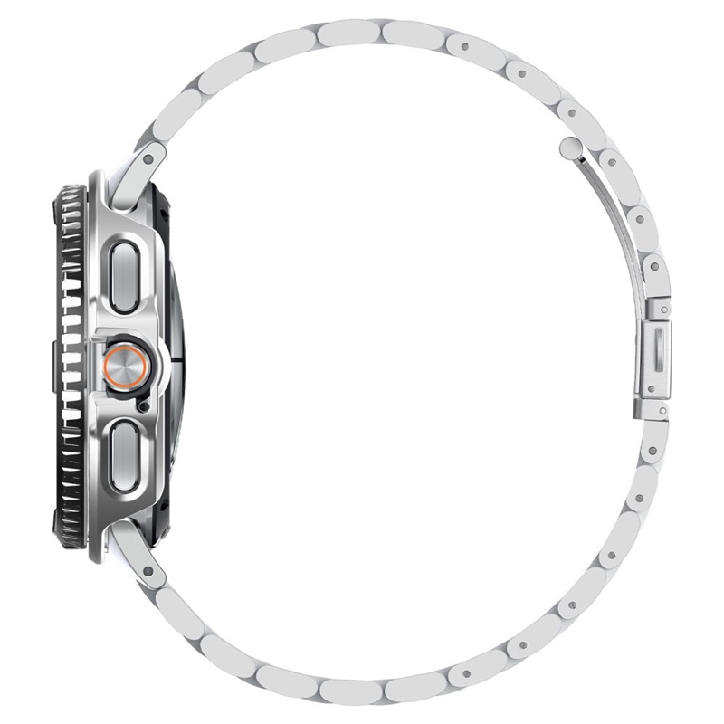 Spigen Bezel Tune Pro Pilot - Obudowa / Pierścień ochronny do Samsung Galaxy Watch 8 Classic 46 mm (Silver)