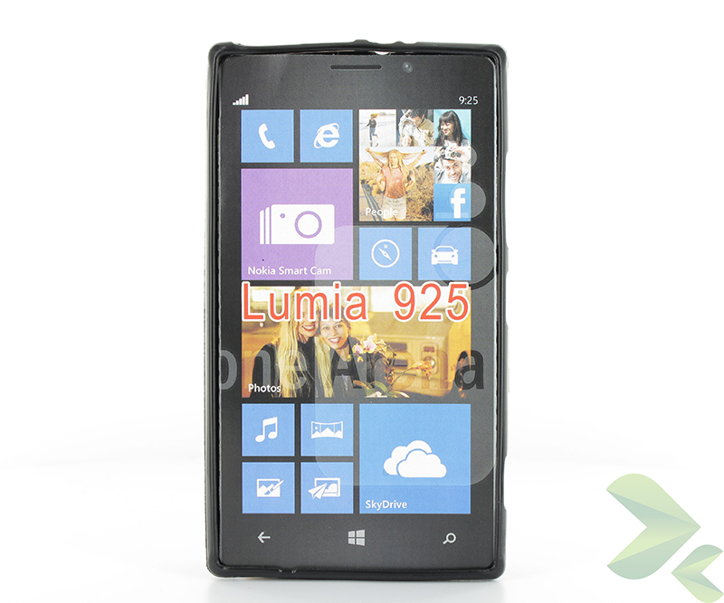 Geffy - Etui Nokia Lumia 925 TPU solid color black Geffy - Etui Nokia Lumia 925 TPU solid color black
