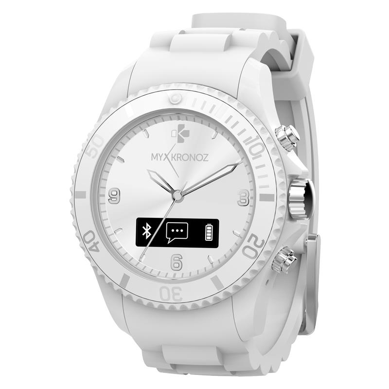 MyKronoz ZeClock - Analogowy Smartwatch Bluetooth 4.0 + monitor aktywności fizycznej (biały) MyKronoz ZeClock - Analogowy Smartwatch Bluetooth 4.0 + monitor aktywności fizycznej (biały)