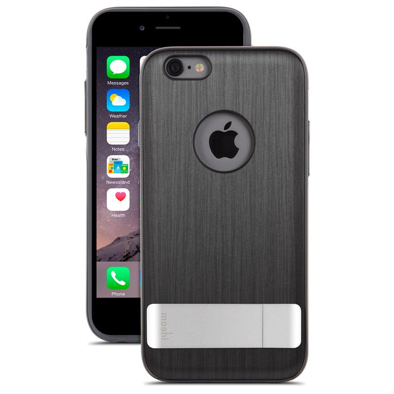Moshi iGlaze Kameleon - Etui hardshell z podstawką iPhone 6s / iPhone 6 (Steel Black) Moshi iGlaze Kameleon - Etui hardshell z podstawką iPhone 6s / iPhone 6 (Steel Black)