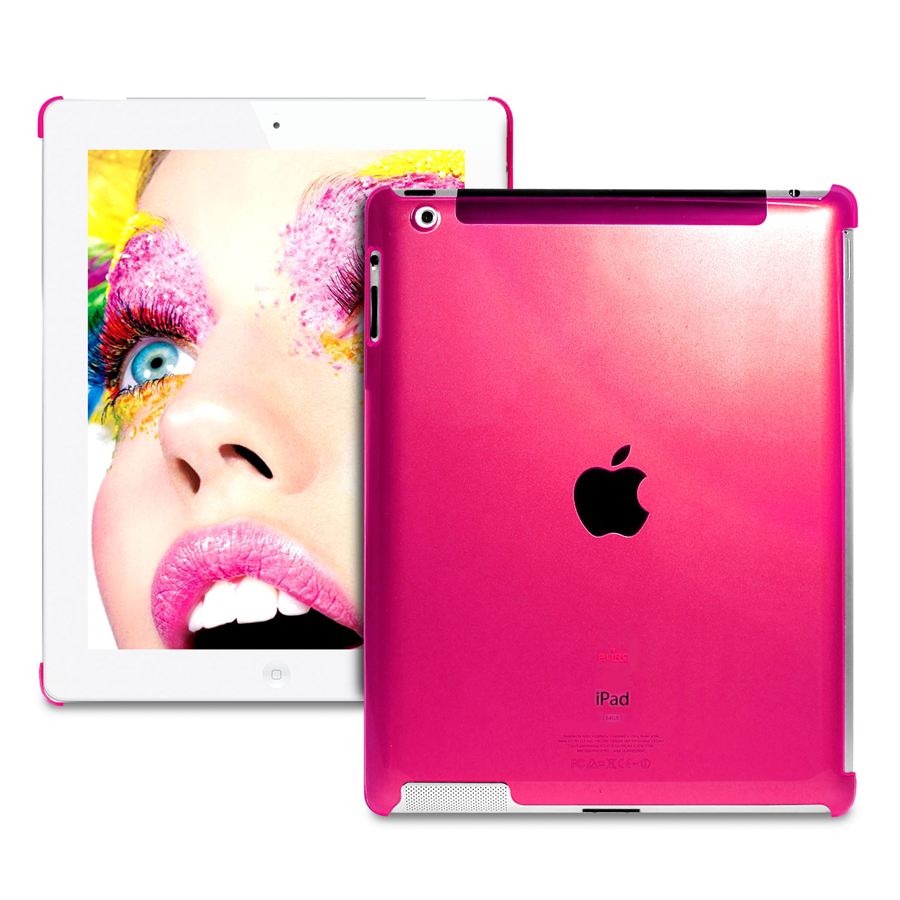 PURO Crystal Fluo - Etui iPad 2 / 3 / 4 (różowy) PURO Crystal Fluo - Etui iPad 2 / 3 / 4 (różowy)